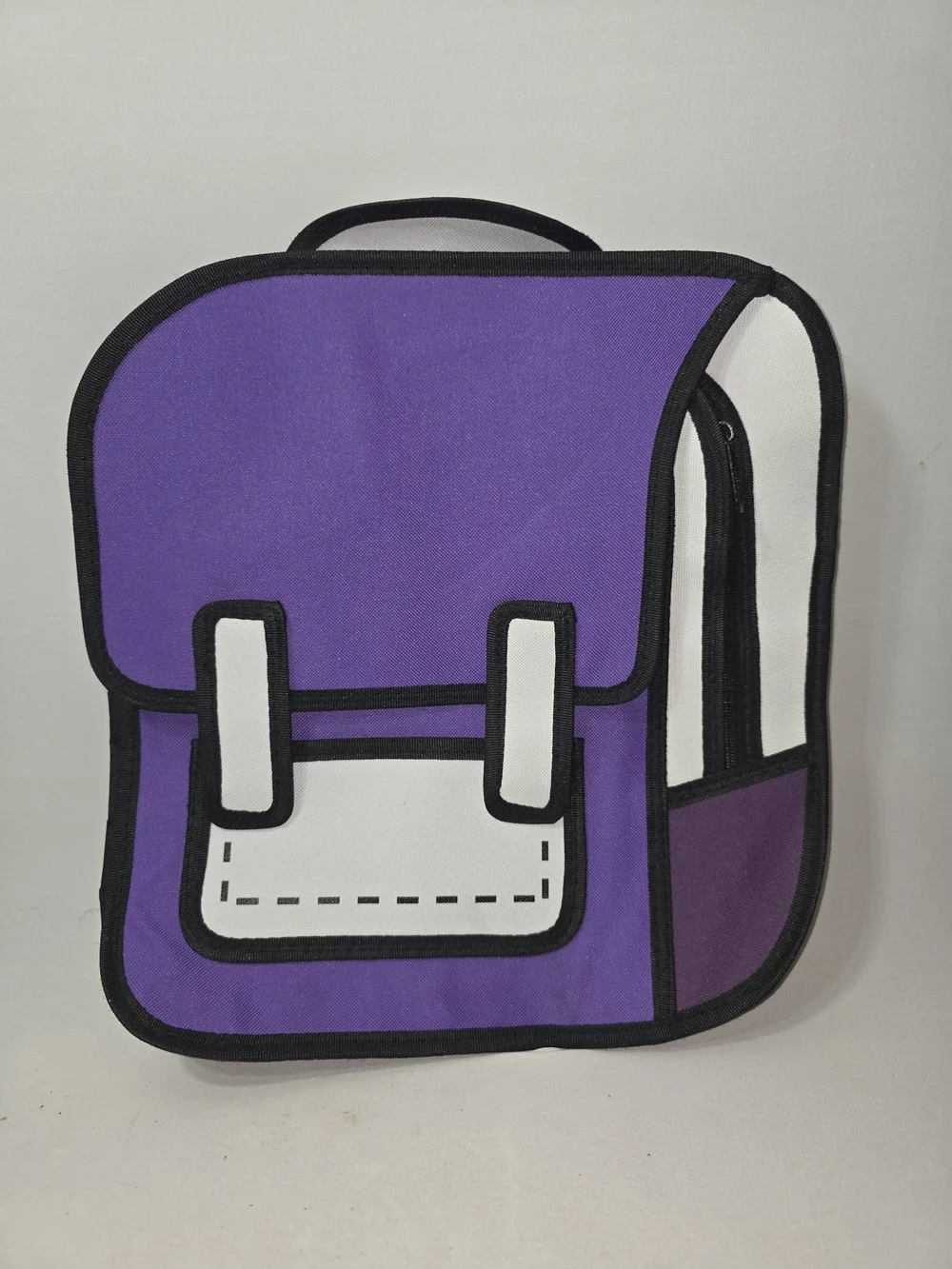 Purple Kids Cartoon Style Backpack - Unbranded